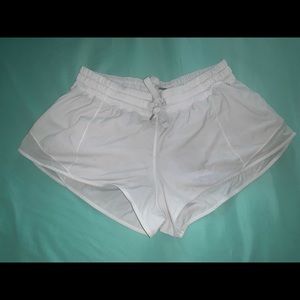 Lululemon Athletica white running shorts size 10